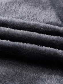 Men's Thick Warm Padded Jacket With Detachable Hood, Windproof Fleece Lined Coat For Autumn/Winter