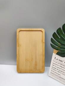 1/2 piezas Bandeja de servir de bambú y madera, plato de cena, bandeja de servir, bandeja de desayuno, bandeja de restaurante y cocina, bandeja de frutas, bandeja de café, bandeja de té, bandeja de aperitivos, decoración de sala de estar, adecuada para hoteles, restaurantes y uso doméstico para servir frutas, postres, aperitivos, festivales, Acción de Gracias, Navidad, Año Nuevo, al aire libre, playa y patio multifuncional.