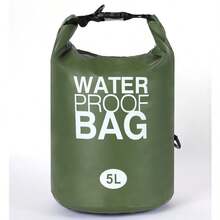 Bolsa Impermeável Dobrável para Natação/Rafting: 6 Tamanhos 2L a 30L) + Alça Ajustável Antivazamento