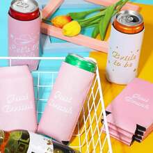 12 Pcs Bachelorette Party Can Sleeves Cowgirl Slim Can Let'S Go Girl Bachelorette Party Can Coolers Bride Insulated Beer Can Cooler Sleeves For Bridal Shower Supplies Favors Decorations - trắng - Xem 7