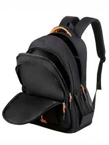 Men's And Women's Laptop Backpack Waterproof, Resistant, Reinforced, New Model 2024 - 橘色 - 查看 3