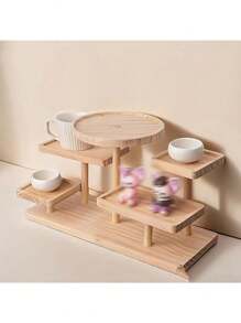 1 قطعة - حامل عرض خشبي متعدد الطبقات، 5 منصات عرض مجوهرات صغيرة، حامل عرض متعدد الأغراض للطاولة لحفلات، حامل عرض خشبي متعدد الأغراض، مناسب للتحف والهدايا التذكارية، للديكور الداخلي والخارجي، (بعض الأجزاء قد تكون عشوائية)، ضروريات العطلات، الخريف، ، هالوين، عيد الميلاد، الكرنفال، اليوم الوطني، الخريف، يوم الاستقلال للمرأة منظم تخزين الأساسيات السفر العودة إلى المدرسة تخزين غرفة النوم ديكور الخريف