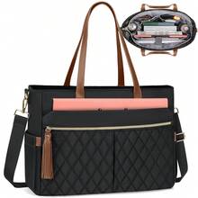 NEWHEY Laptop Bag For Women 15.6Inch Teacher Tote Bag Work Bags For Women Nurse Bag Professional Laptop Tote Computer Messenger Laptop Briefcase Large Handbag For Office College Nursing - Multicolor - View 2