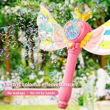 1 件 2025 新款泡泡机自动泡泡机，大容量，适合儿童，电动泡泡吹器玩具，不漏水 - 彩色 - 查看 3
