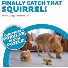 Outward Hound Hide A Squirrel Plush Dog Toy Puzzle, XL - sóc - Xem 2