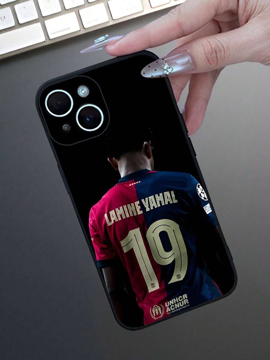 Fashionable Black TPU Shockproof Protective Phone Case, Compatible With Apple Models, Suitable As Birthday And Christmas Gifts For Couples, Girlfriends, Daughters, And Boyfriends Waterproof Anti-Fall Scratch Resistant - Multicolor - View 1