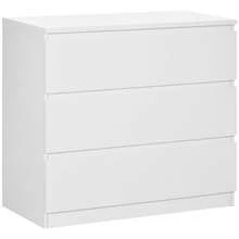 Meuble de rangement à tiroirs - Blanc - Voir 1