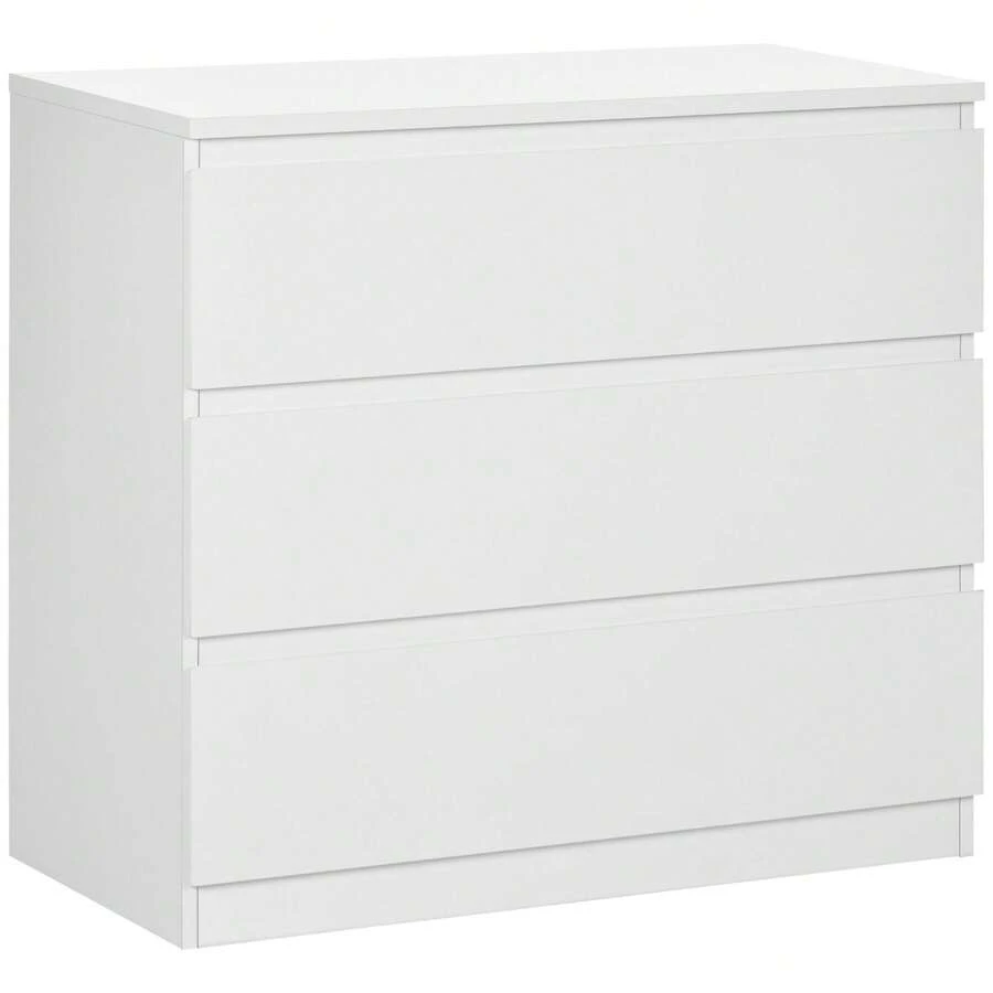 Meuble de rangement à tiroirs - Blanc - Voir 1