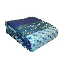 LUSH DECOR Royal Empire Quilt Navy 3Pc Set King Halloween-Fall Decor-Room Decor - Peacock - 查看 4