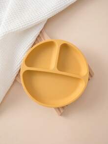 PopLittleOne 1pc Baby Sucker Silicone Dining Plate Children Dishes Suction Toddle Training Tableware Kids Feeding Bowls Baby Stuff