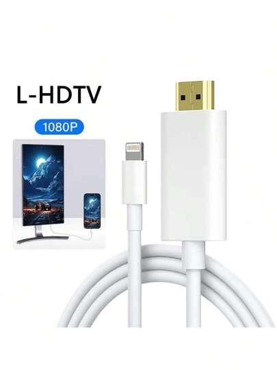 1080P HDTV Cable Lightning To HDTV Cable Transmit Video HDTV Digital AV Adapter Cable For IPhone 14 13 12 11 Pro Max 6s 8 7 Plus XR XS IPad Mini Air