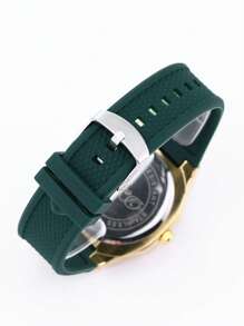 DENVOSI 男士商务休闲运动手表，硅胶表带带日期显示，防水石英表 - 彩色 - 查看 5