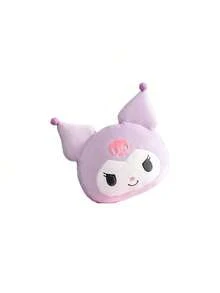 MINISO Sanrio Kuromi Series Elastic Super Soft Upgraded Version Little Devil Shaped Pillow - Soft And Skin - Friendly Material, Cute Cartoon Image(1 PC) - Purple - View 5