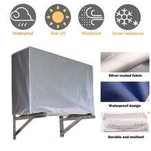 户外空调罩 空调防水防尘罩 可水洗防尘防雪清洁袋 防雨，厨房装饰，家居用品，母亲节礼物，卧室装饰，花园，厨房装饰，夏季，海滩，旅行必备，房间装饰，软萌，毕业季 - 彩色 - 查看 11