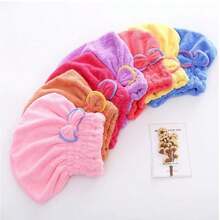 Magic Hair Drying Cap Absorbent Shower Cap Microfiber Towel - ngẫu nhiên - Xem 4