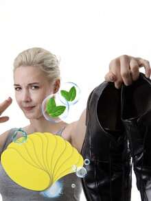 10/20/50 ملصق رائحة مزيل للروائح للأحذية، يزيل الروائح ويوفر رائحة منعشة طويلة الأمد، مناسب لجميع الأحذية، ضروري للسفر والاستخدام اليومي، من الضروريات المنزلية