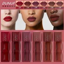 DUNUF 1pcs Matte Velvet Lip Gloss , Easy To Color, Lip Gloss, Waterproof, Sweat-Proof, Non-Stick To Cup, Non-Fading, Long-Lasting, Exquisite, Suitable For Gifts, Festival Makeup, And Performance Makeup - 彩色 - 查看 4