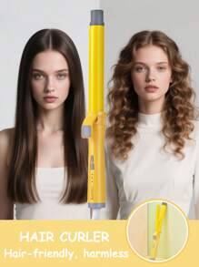 CRASTS 9mm/16mm/26mm 多直径卷发器，3 种加热设置，快速加热，大波浪羊毛卷发造型器，适合家庭使用，很棒的礼物