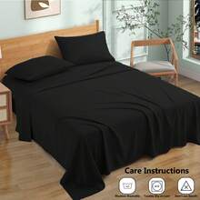 Mikrofaser-Bettlaken (1 Stück), In Verschiedenen Größen Erhältlich, Geeignet Für Einzel-, Doppel- Und Kingsize-Betten. Weich Und Hautfreundlich, Hochwertige Qualität – Die Ideale Wahl Für Schlafzimmer, Hotels Und Pensionen, Passend Für Alle Altersgruppen.