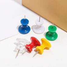 40piezas/10 piezas por caja, chinchetas de pulgar , suministros de arte para estudiantes, pintura, expansión, creatividad, oficina y material escolar. Chinchetas utilizadas para paredes, tablero de corcho, mapas, calendarios, fotos, alfileres de mapa, alfileres con cabeza de plástico grande, con caja de almacenamiento, proyectos de manualidades DIY, organización de la oficina en el hogar, vuelta al colegio, decoración de fiesta de graduación, material escolar - transparente - Ver 7