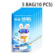 2pcs/10pcs/20pcs/40pcs/60pcs Cooling Patch, Suitable For Hot Weather, Body Cooling, Easy To Carry, Contains Mint Extract, 8 Hours Lasting Cooling, Effective Physical Cooling, Long-Term Heat Dissipation, Effective Relief From Hot Weather, Summer Cooling, Beach, Travel