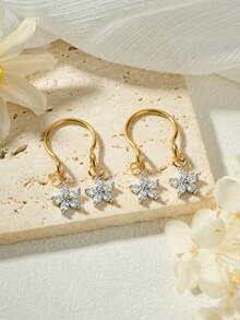 AVYRING 2pcs Adjustable Fake Nipple Jewelry, Clear Heart-Shape CZ Fake Nipple Rings, Stainless Steel Fake Nipple Piercing Silver Gold - Multicolor - View 10