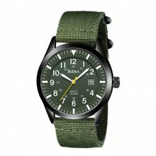 BIDEN 1块男士运动手表，12/24小时制易读阿拉伯数字表盘，男士模拟石英表，时尚休闲夜光防水手表，尼龙表带，适合日常佩戴/跑步 - 均碼 - 查看 14