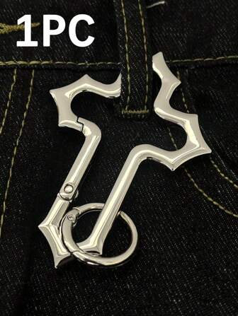 พวงกุญแจจี้ไม้กางเขนและพระเยซูสแตนเลส – เสน่ห์ติดรถและกระเป๋าที่ได้รับแรงบันดาลใจจากศรัทธา, ของขวัญคริสเตียนที่สง่างามสำหรับโรงเรียน, โบสถ์และการพกพาในชีวิตประจำวัน, พวงกุญแจทนทานพร้อมสัญลักษณ์ทางศาสนา, เครื่องประดับแบบพกพาสำหรับกระเป๋าเป้, กระเป๋าถือ, กระเป๋าเสื้อและของตกแต่งกระจกมองหลังรถยนต์