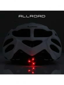 Ultralight Cycling Helmet Outdoor Motorcycle Bicycle Taillight Helmet Removable Lens Visor Mountain Road Bike Helmet