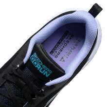 Skechers Women's Go Run Lite Cushioned Breathable Casual Running Shoes 129441-BKLV - Black/Lavender - View 6