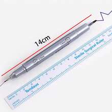 قلم تحديد وشم بمسطرة دقيقة، قلم تحديد ثنائي الطرف بحبر أرجواني بسمك 0.5 مم و 1 مم، أداة مكياج وشم الحواجب الجراحي، اكسسوارات الوشم 2 قطعة - متعدد الألوان - مشاهدة 11
