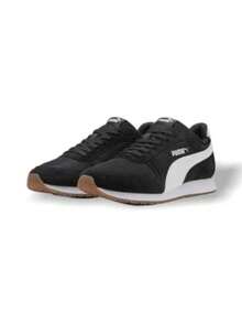 ST MILER,PUMA 黑-PUMA 白-橡胶 - 黑白 - 查看 2