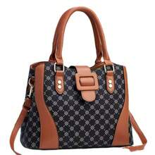 Women Crossbody - 黑配咖啡 - 查看 3