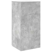 Larryhot Mobiletto portaoggetti grigio cemento 50x45x103,5 cm in legno ingegnerizzato, bello e pratico, ideale per riporre oggetti e decorazioni domestiche - Grigio - Visualizzare 6