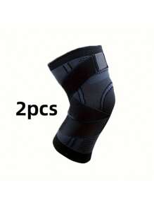 1 Pair Sports Knee Brace, Lightweight Compression Knee Support, Knee Cap Protection, Breathable For Running, Outdoor Fitness, Suitable For Men And Women