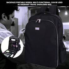 Barber Supplies Bag Organizer For Clippers And Supplies, Portable Clipper Bags And Cases For Men, Hairstylist Clipper Backpack For Barber Ools Storage Traveling Bag Case - 最初的 - 查看 2