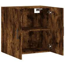 Larryhot Mobiletto dA, Parete in rovere affumicato 60x31x60 cm in legno ingegnerizzato, bello e pratico, ideale per riporre oggetti e decorare la casa - Castano - Visualizzare 6