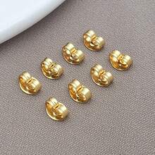 50 chiếc ốc tai bằng thép không gỉ hình bướm, khóa phẫu thuật, không gây dị ứng, dùng cho trụ để làm đồ trang sức - Nhiều màu - Xem 9