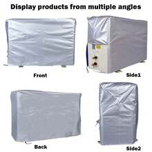 户外空调罩 空调防水防尘罩 可水洗防尘防雪清洁袋 防雨，厨房装饰，家居用品，母亲节礼物，卧室装饰，花园，厨房装饰，夏季，海滩，旅行必备，房间装饰，软萌，毕业季 - 彩色 - 查看 9