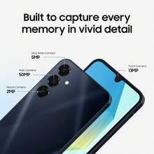 Samsung 三星 Galaxy A16 4G，6.7 英寸 AMOLED 90Hz 屏幕，50MP 摄像头，Android 14，指纹解锁，5000mAh 电池寿命，无需充电器 - 黑色 - 查看 8