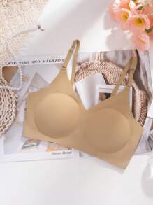 Women's Wireless Nude Bra, Sexy And Comfortable Seamless Thin Sports Yoga Bra
