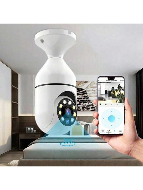 1 Pc Wireless WiFi High-Definition Home Security Camera, Baby And Pet Monitor, Auto Track, Motion Detection, Night Vision, Two-Way Audio