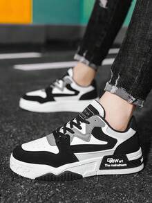 Giày thể thao nam thời trang đa năng, giày thể thao chống trượt, chống mòn dành cho thanh thiếu niên, phù hợp với mọi mùa, phong cách thập niên 2000 - trắng - Xem 8