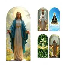 Sublimated Popsicle Roman Panel In Easy-To-Wear Fabric With Elastic - 瑪麗亞 - 查看 4