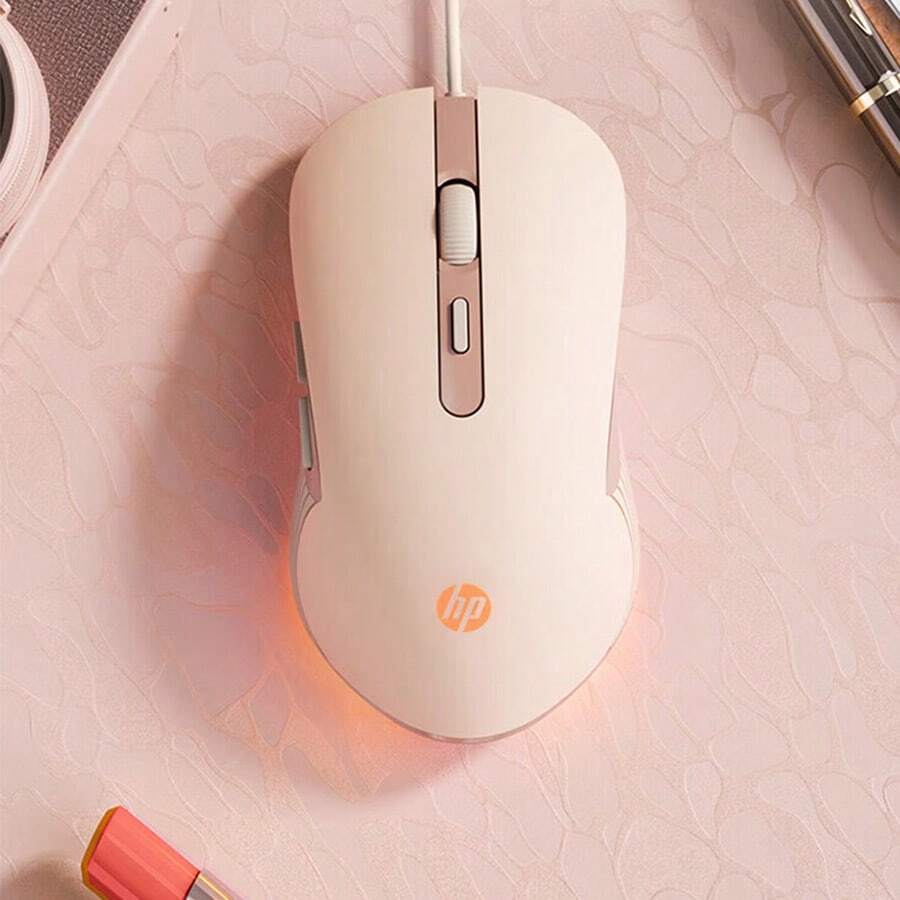 HP Chuột M280 Chuột chơi game RGB nhiều màu 16,8 triệu màu hiệu ứng ánh sáng động/chuyển đổi nhiều chế độ Thiết kế đối xứng tiện dụng Cảm biến có độ chính xác cao 6 nút có thể lập trình Màu hồng có âm thanh - Mô hình âm thanh màu hồng - Xem 1