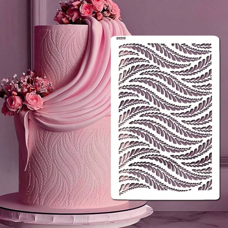 Molde en forma de espiga de trigo hueco de material PET para decorar pasteles, galletas, fondant y postres en bodas, cumpleaños y fiestas