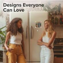 Super Cute Fridge  Locker Magnets  12 Glass Magnets With Vibrant Colors  Strong Hold For Photos, Notes, Recipes  Aesthetic Refrigerator Decoration  Perfect For School  College Locker - 可愛的恐龍 - 查看 4