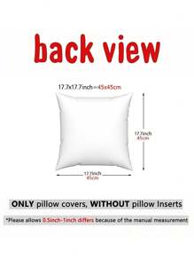 1/2/4 szt. Miękka i przytulna poszewka na poduszkę z motywem choinki – nadruk jednostronny, idealna do dekoracji sofy i sypialni, można prać w pralce, 17,7 x 17,7 cala