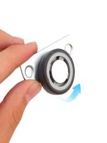 4Pcs Silent Rubber Casters, Drawer Wheels, For Furniture, Kitchen Cabinet Table ,Of Side Installation Low Profile Replace Wheel - Multicolor - View 3