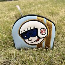 1pc Interesting Golf Club Head Cover, Golf Putting Cover, Golf Fashionable Club Cover, Suitable For Male And Female Outdoor Enthusiasts. Easy To Use Hook And Loop Closure, Waterproof And Durable Materials, It Is A Golf Club Protective Cover Worth Having. - Multicolor - View 8